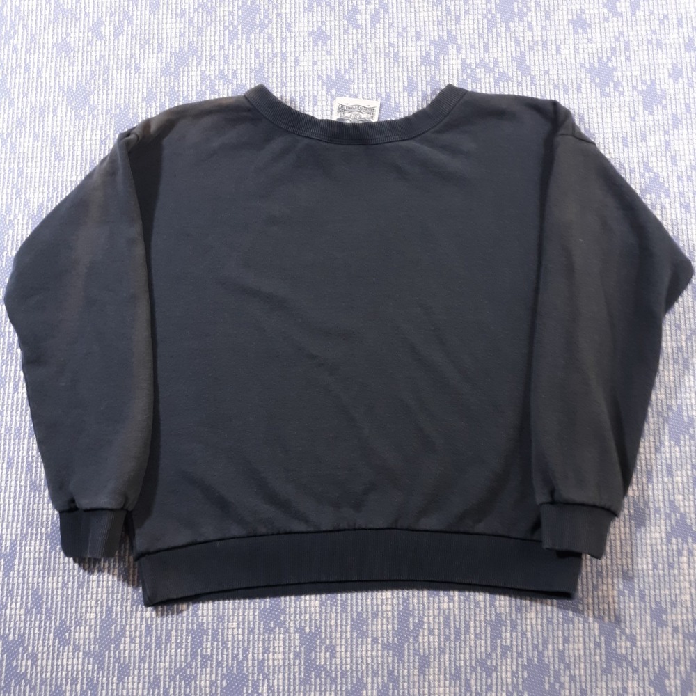 Jungmaven Sweatshirt Pullover Womens M Relaxed Fit Blue Hemp Organic Cotton Flaw - Picture 8 of 10